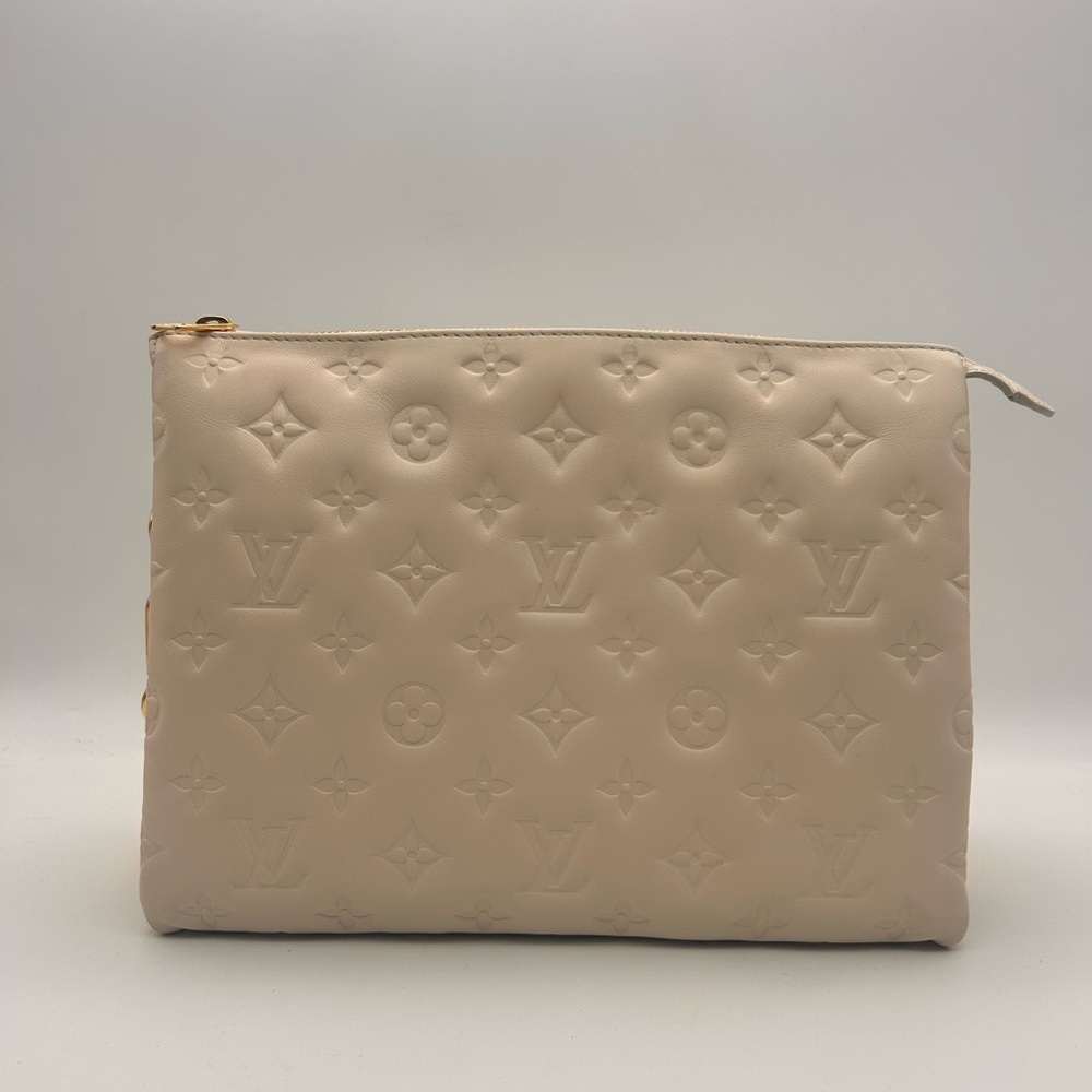 Louis Vuitton Coussin PM Cream Monogram Empreinte Gold Chain Strap - Picture 5 of 16